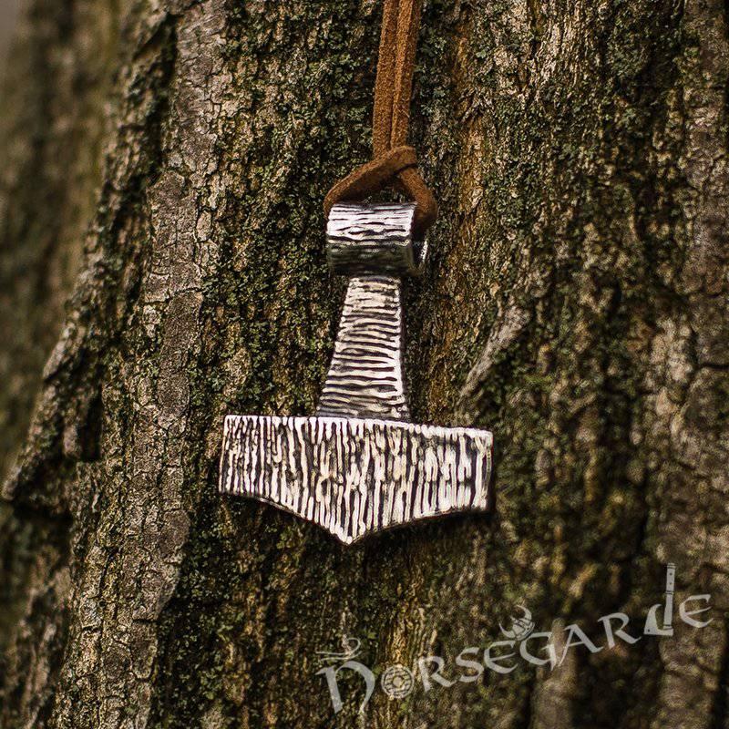 Handcrafted Traditional Style Mjölnir - Sterling Silver