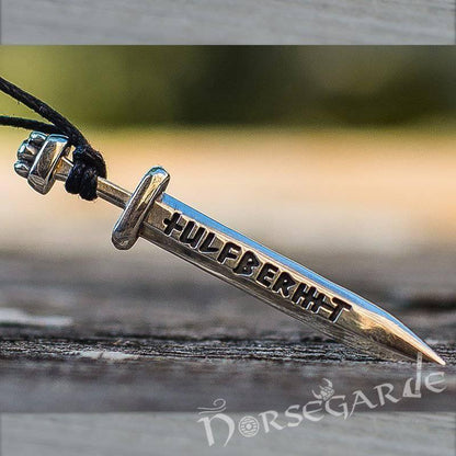 Handcrafted Ulfberht Sword Pendant - Sterling Silver