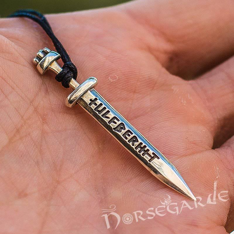 Handcrafted Ulfberht Sword Pendant - Sterling Silver