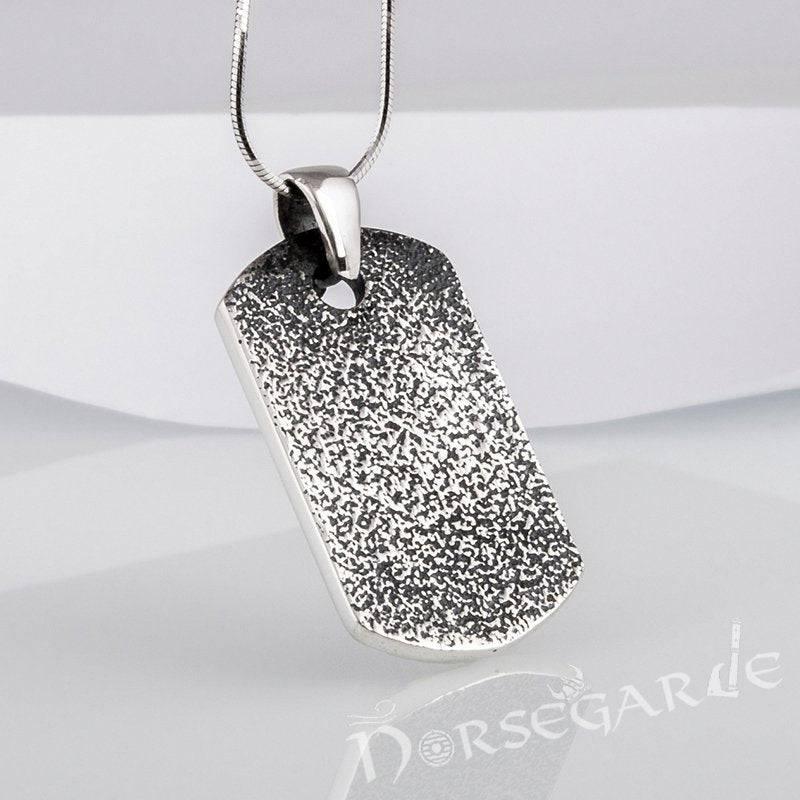 Handcrafted Urnes Ornament Pendant - Sterling Silver