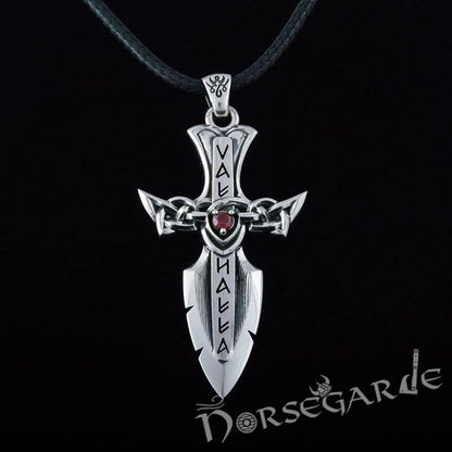 Handcrafted Valhalla Dagger Pendant - Sterling Silver