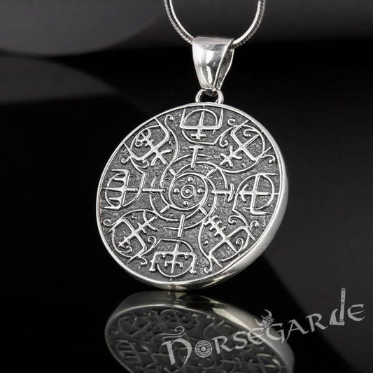 Handcrafted Vegvisir Rune Amulet - Custom Order for Verena