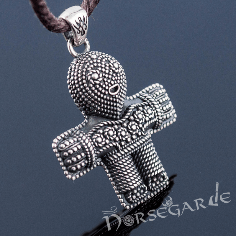 Handcrafted Viking Crucifix Replica - Sterling Silver