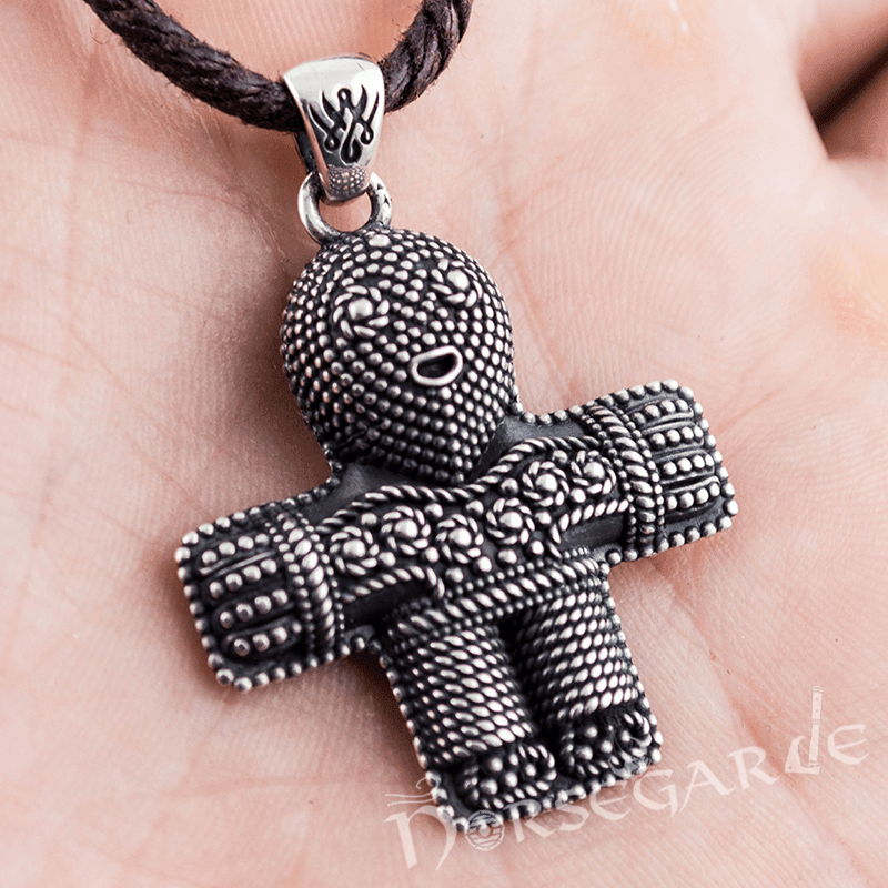 Handcrafted Viking Crucifix Replica - Sterling Silver