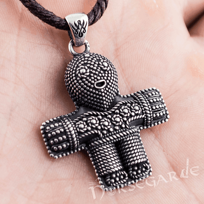 Handcrafted Viking Crucifix Replica - Sterling Silver