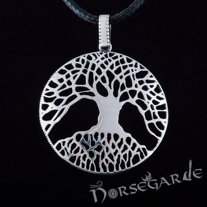 Handcrafted Yggdrasil Light Pendant - Sterling Silver