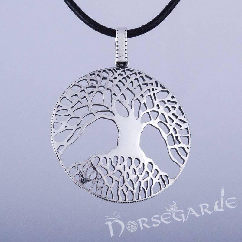 Handcrafted Yggdrasil Light Pendant - Sterling Silver