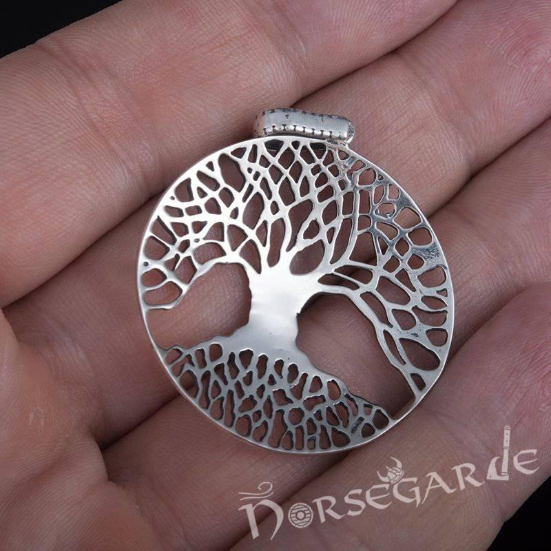 Handcrafted Yggdrasil Light Pendant - Sterling Silver