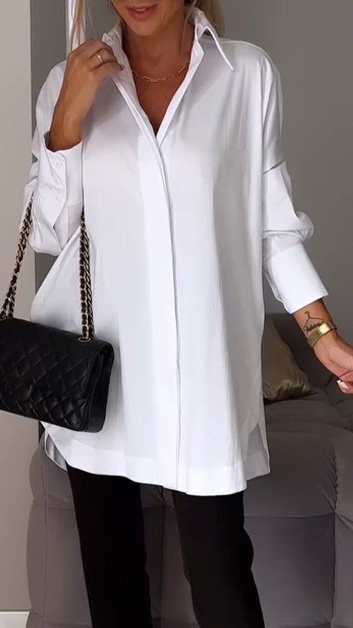 Bettina - Blusa Chique en gasa de seda grande