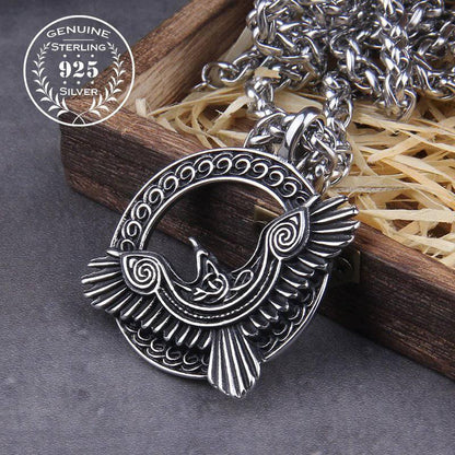 Raven's Flight Amulet - Sterling Silver