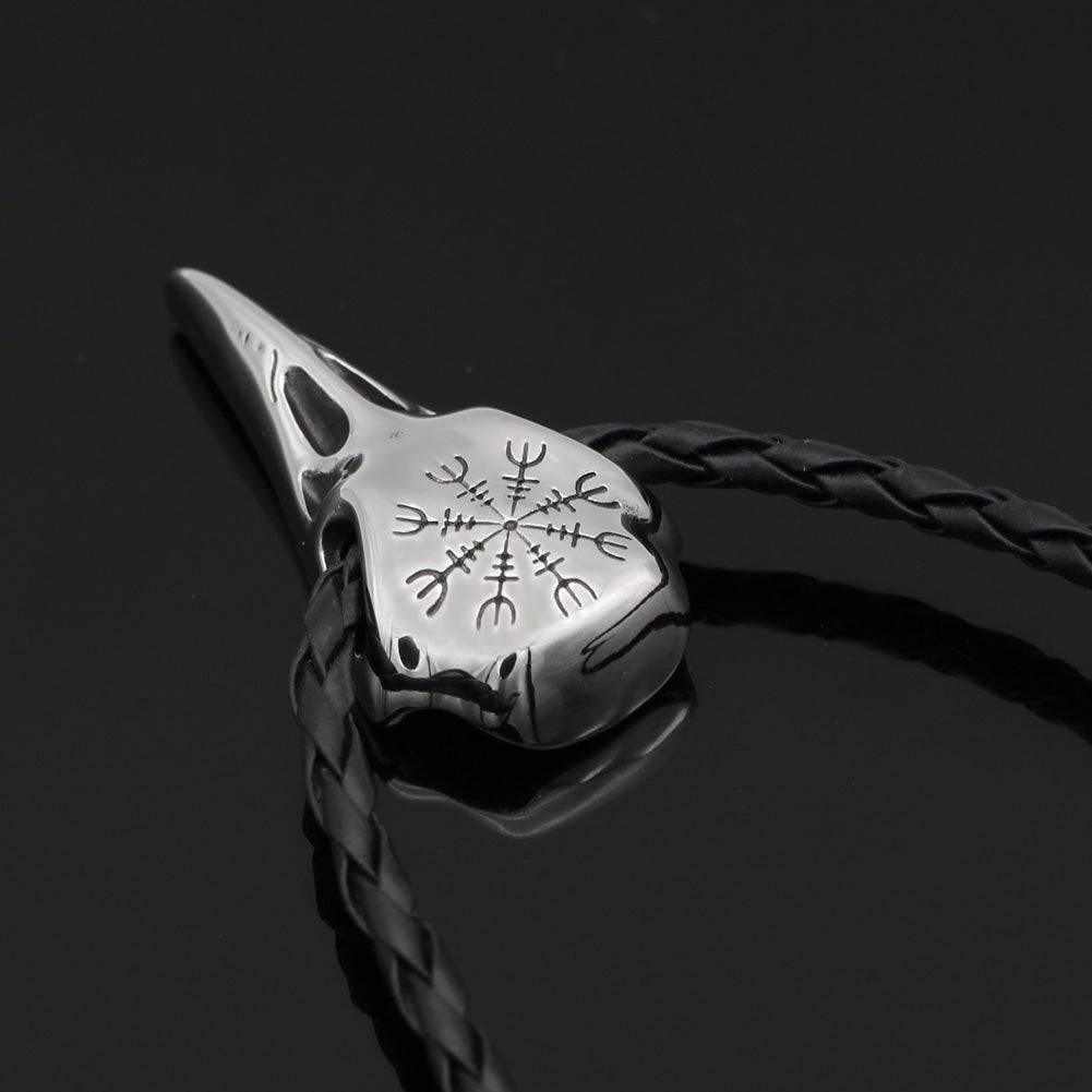 Raven Skull Pendant - Stainless Steel