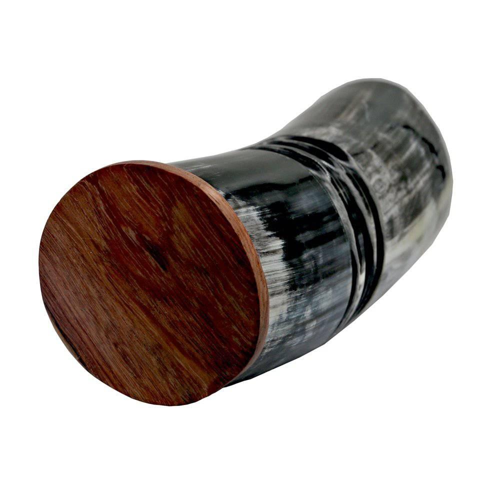 Redwood Base Drinking Horn Cup