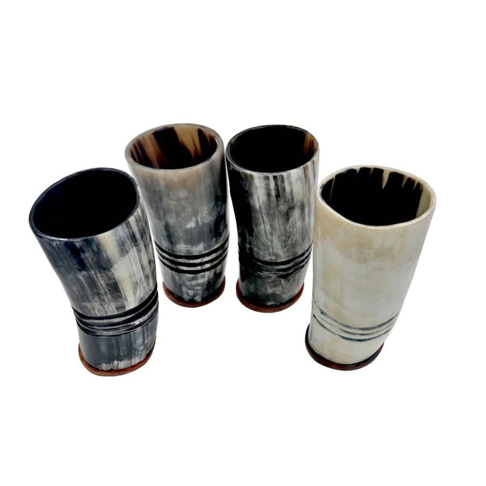 Redwood Base Drinking Horn Cup