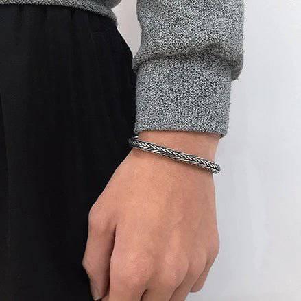 Scaled Ornamental Chain Bracelet - Sterling Silver