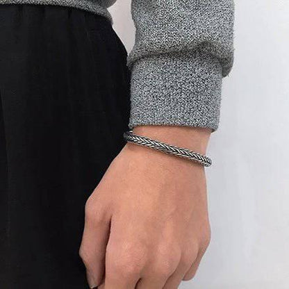 Scaled Ornamental Chain Bracelet - Sterling Silver