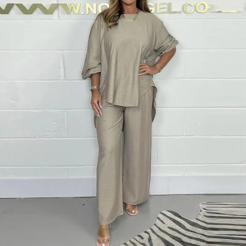 Zyaire - Chic conjunto de jersey holgado para mujer