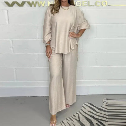 Zyaire - Chic conjunto de jersey holgado para mujer