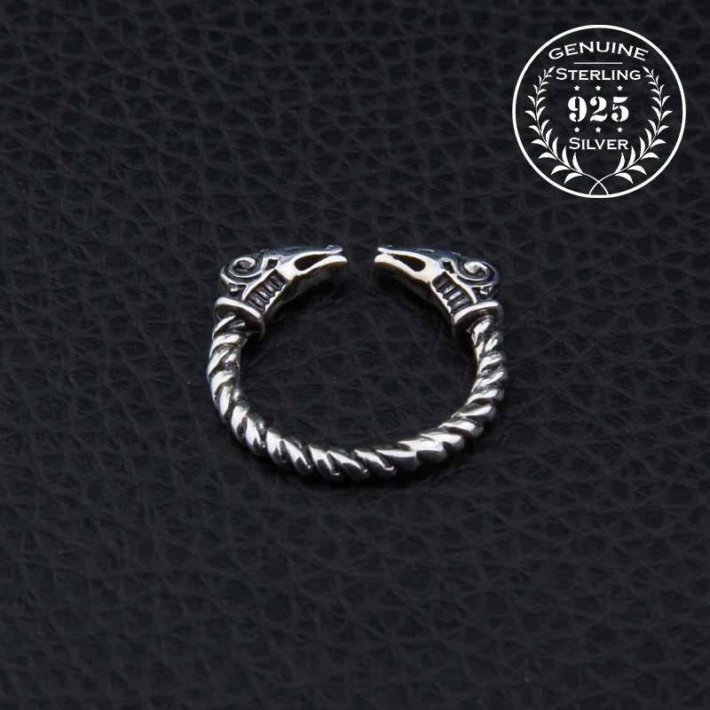 Thor's Goats Ring - Sterling Silver