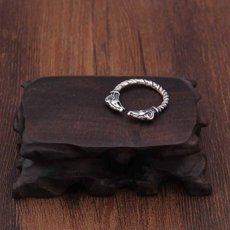 Thor's Goats Ring - Sterling Silver