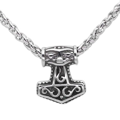 Tiny Celtic Thor's Hammer - Stainless Steel