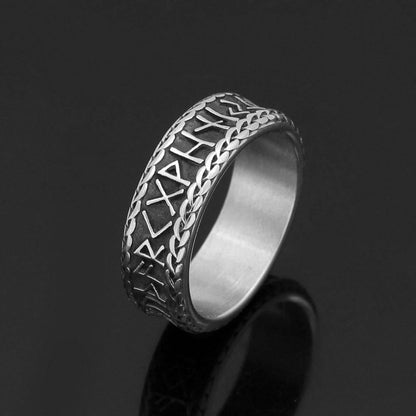 Viking Runic Band - Stainless Steel