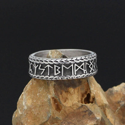 Viking Runic Band - Stainless Steel
