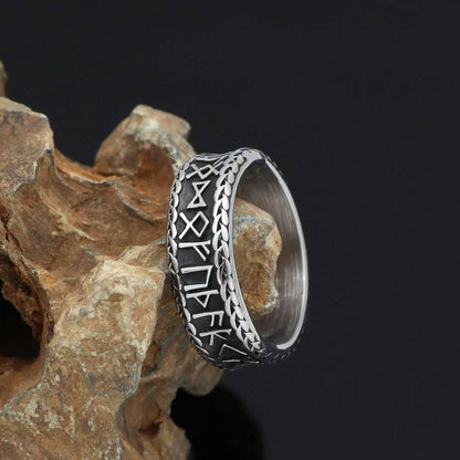 Viking Runic Band - Stainless Steel