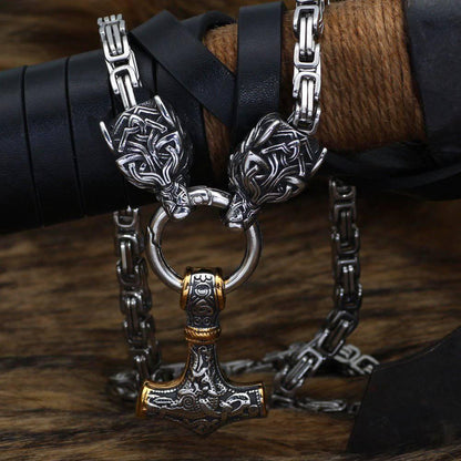 Viking Wolf's Bite Heavy Chain - Stainless Steel