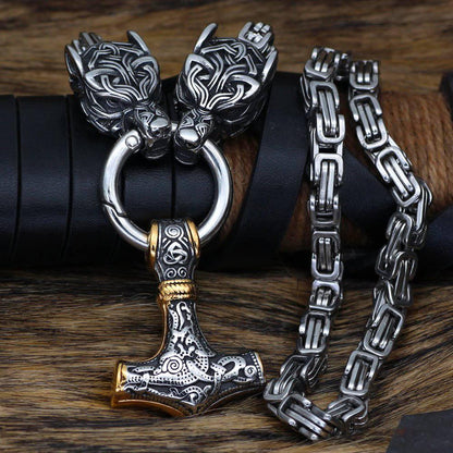 Viking Wolf's Bite Heavy Chain - Stainless Steel