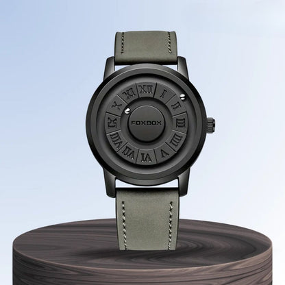 Max | Men's Stylish Black Dial Casual Wristwatch