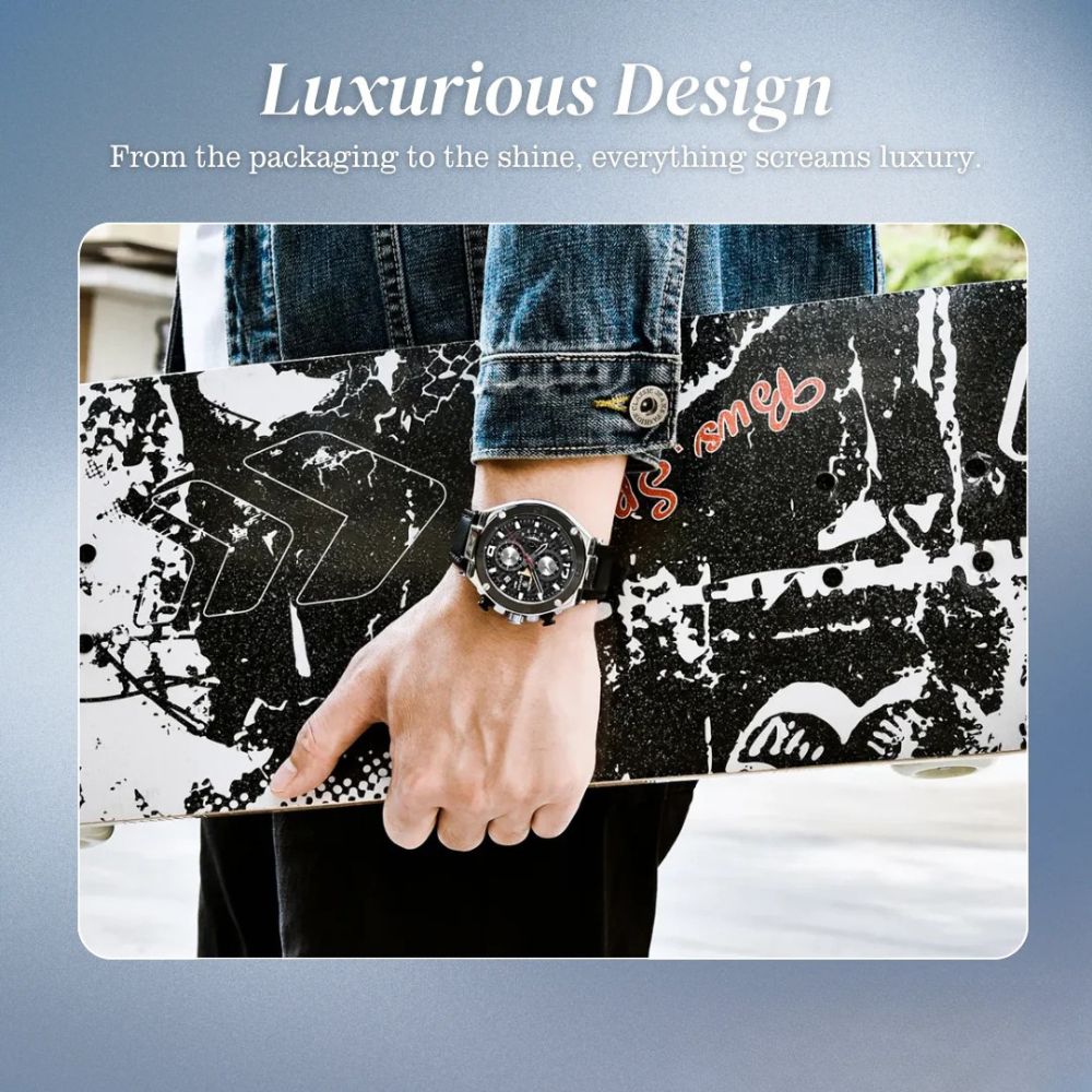 Jerry | Velocity Chronograph Watch | 45mm