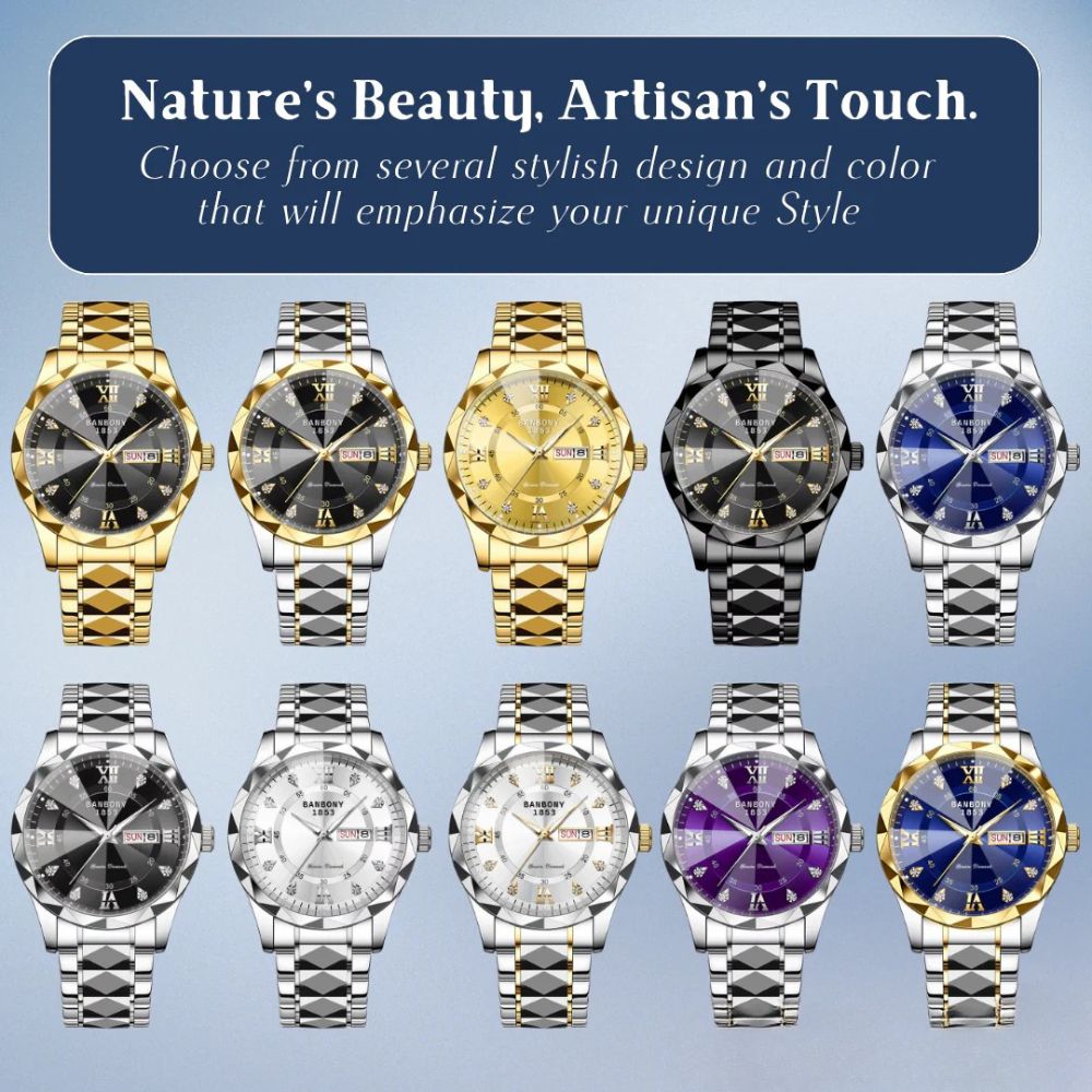 Sean | Stainless Steel Band Multifunction Watch | 40mm