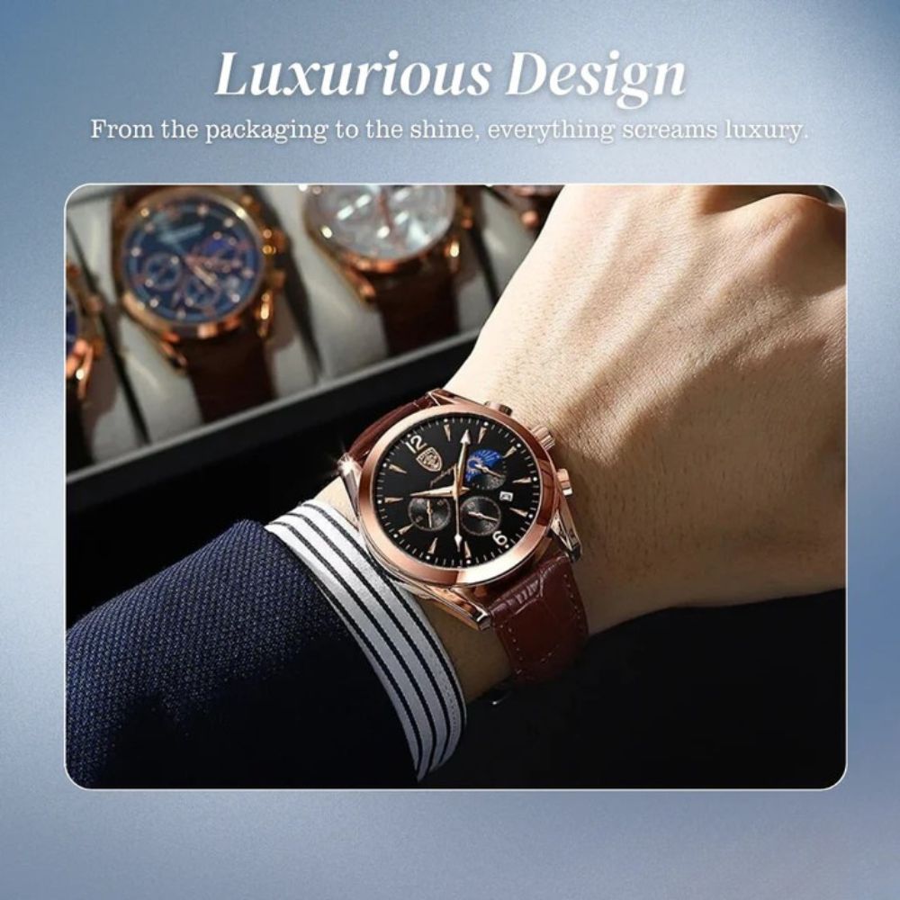 Jeffrey | Modern Quartz Timepiece | Men's Luxury Watch