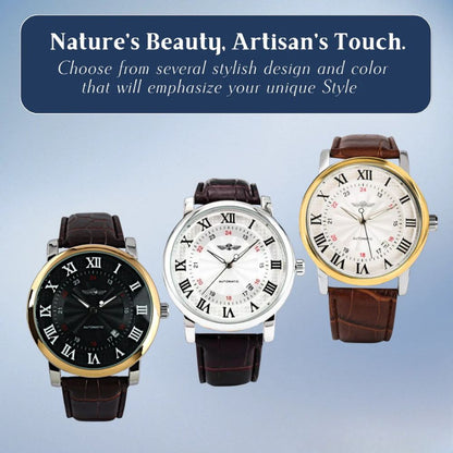 Daniel | Mechanical Classic Men’s Roman Numerals Watch | 45mm