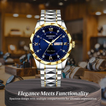 Sean | Stainless Steel Band Multifunction Watch | 40mm