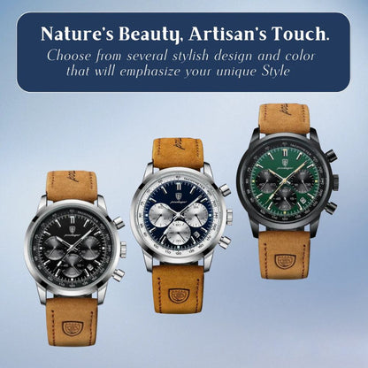 Joshua | Stylish Men’s Multi-Function Dial Watch