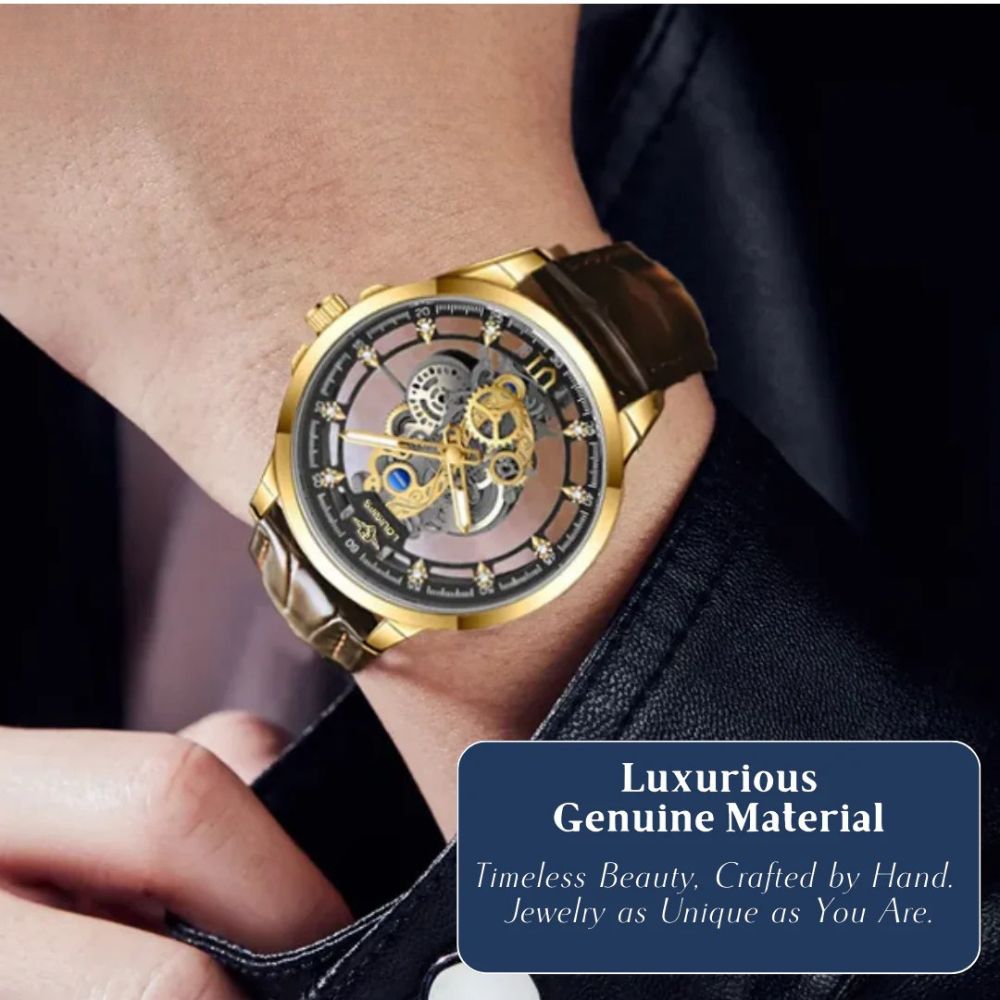 Orion | Double Sided Hollow Design Casual Business Watch | 40.5mm