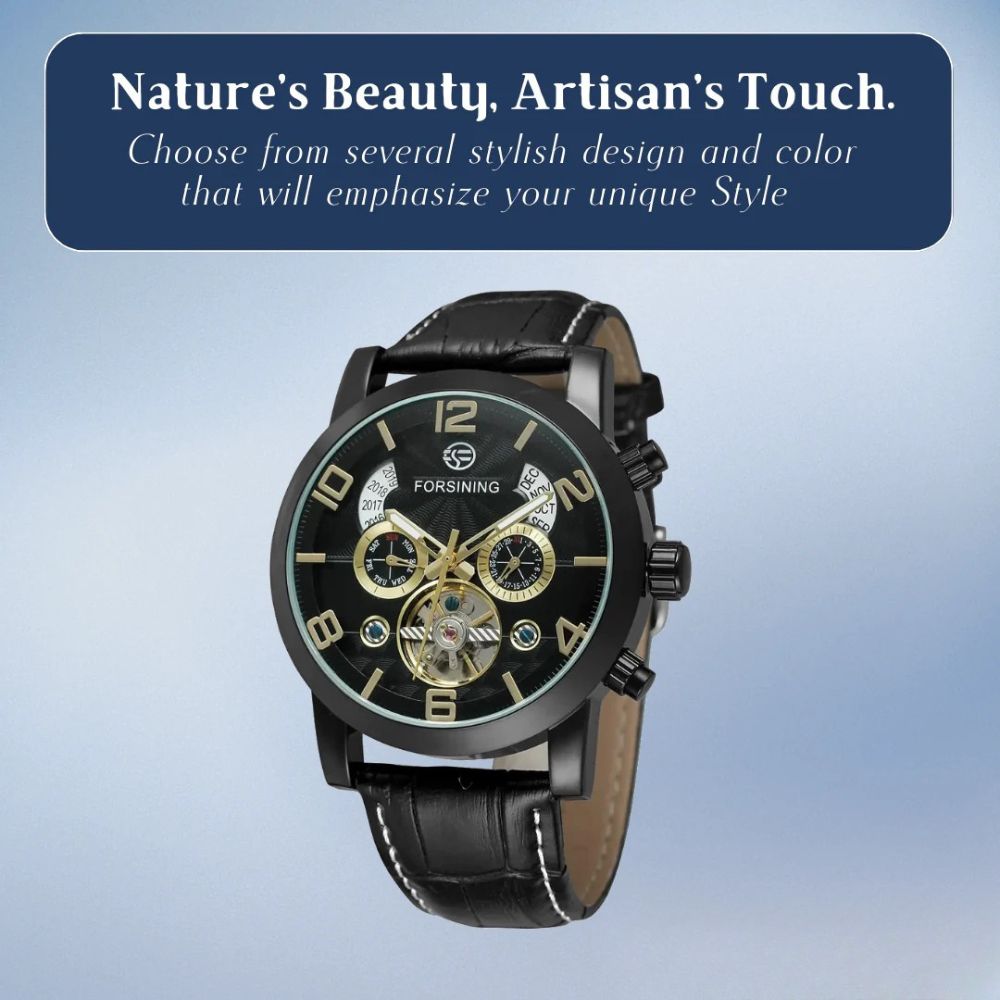 Ace | Elite Tourbillon Mechanical Watch | 46mm