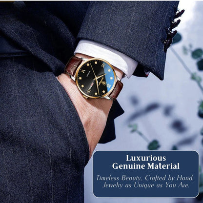 Enzo | Men's Elegant Quartz Waterproof Watch | 42mm