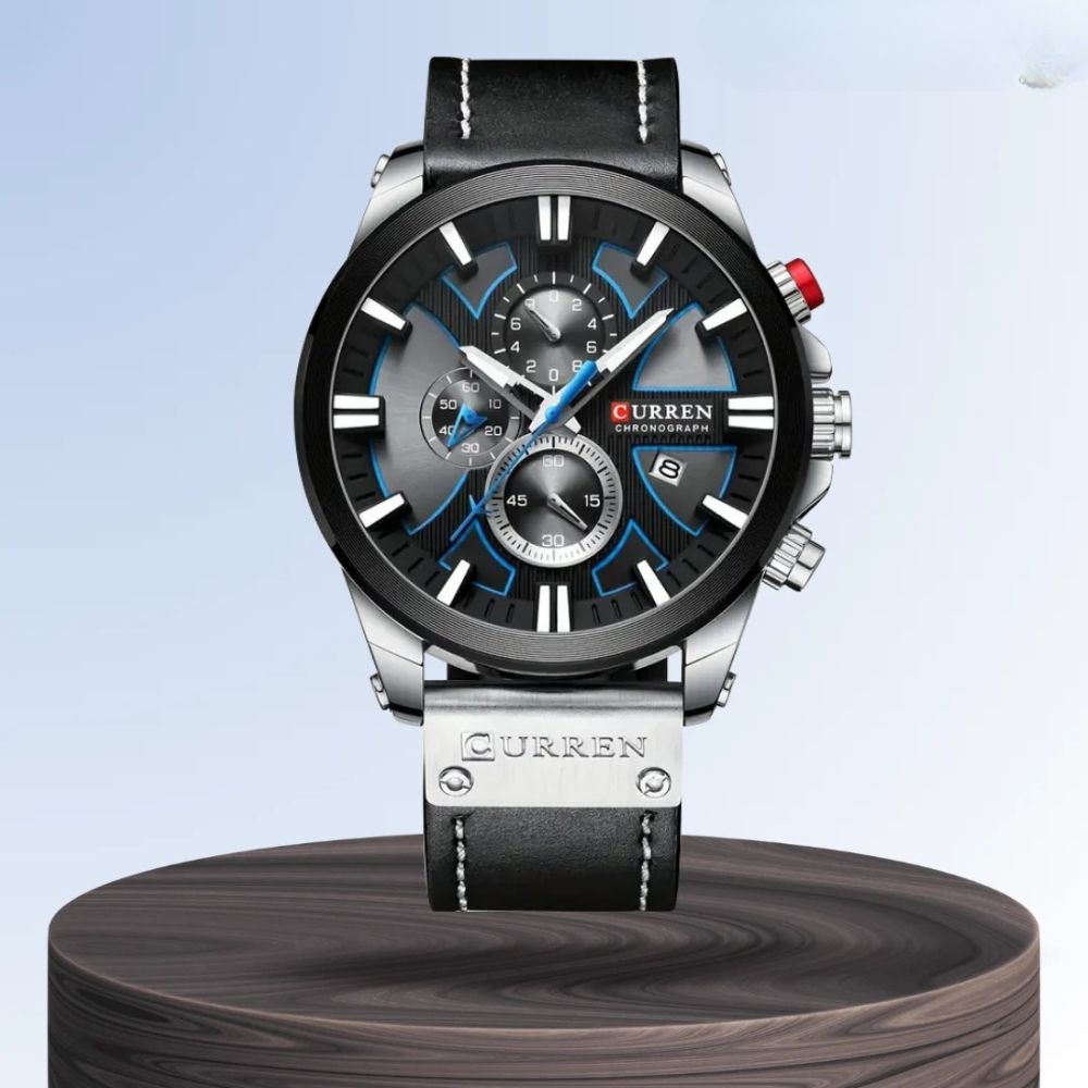 Easton | Men's Multifunction Glow-in-the-Dark Quartz Watch