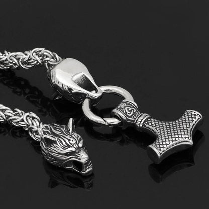 Wolf's Bite Ring King's Chain - Stainless Steel