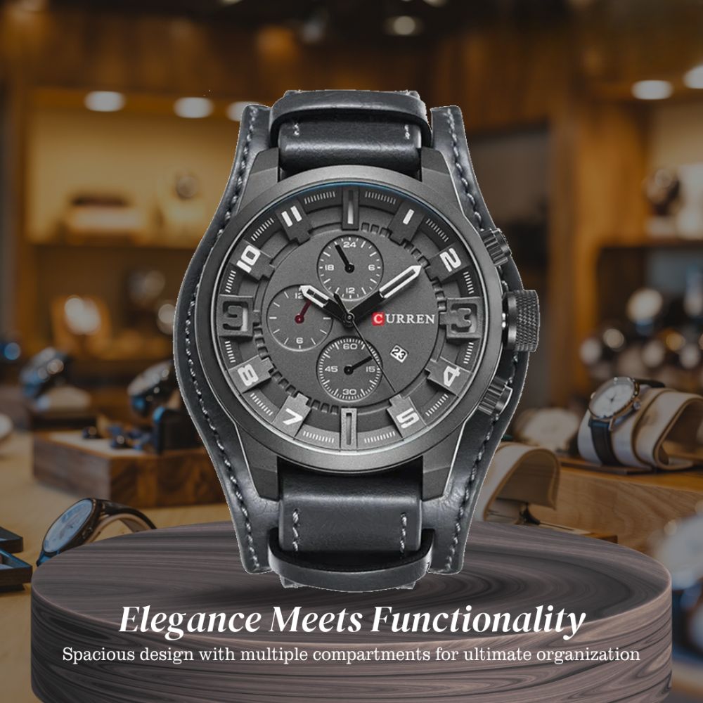 Thadeus | Sporty Men’s Chronograph Watch | 44mm