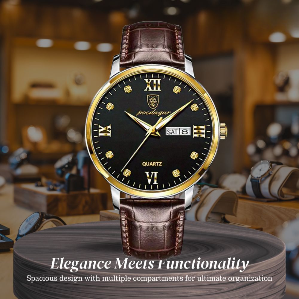 Enzo | Men's Elegant Quartz Waterproof Watch | 42mm