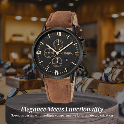 Zachary | Relaxed-Style Quartz Watch with Analog Display | 40.5mm