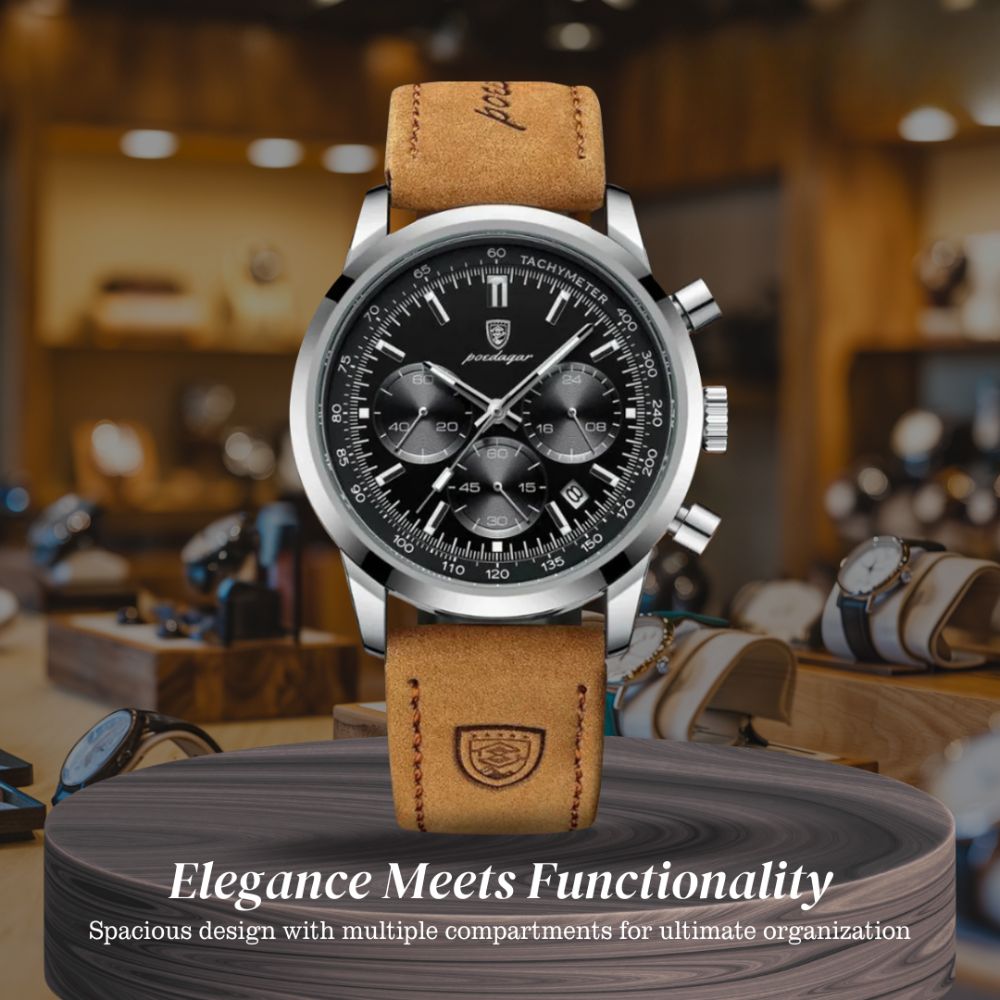 Joshua | Stylish Men’s Multi-Function Dial Watch