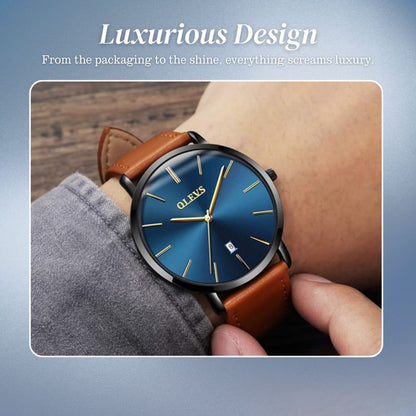 Finn | Cruise Leather Date Watch