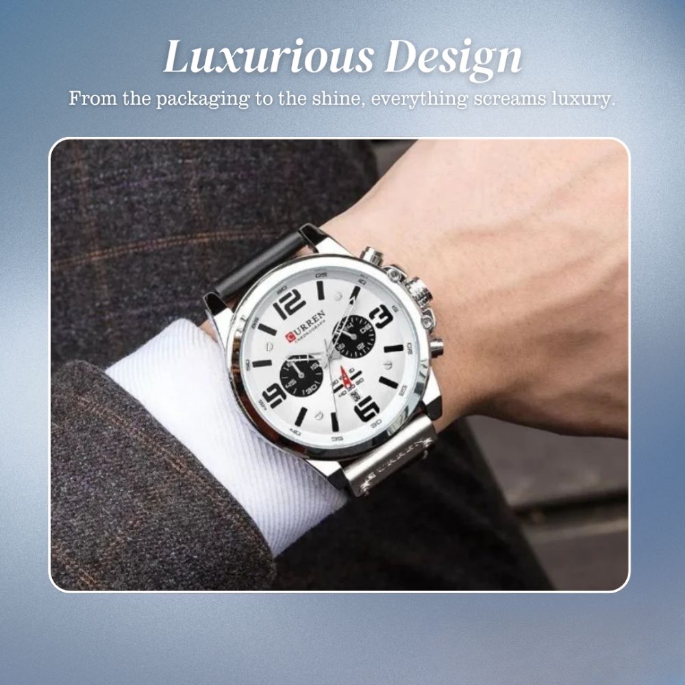 Ryder | Trendy Casual Quartz Timepiece Watch | 47mm