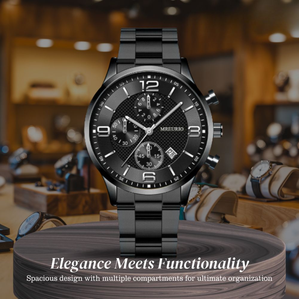 Eli | Premium Executive Men's Timepiece Watch | 41.5mm