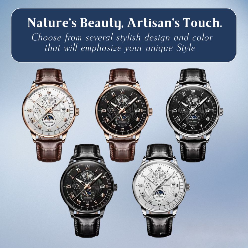 Xavier | Modern Luxury Slim Quartz Timepiece Watch | 40mm