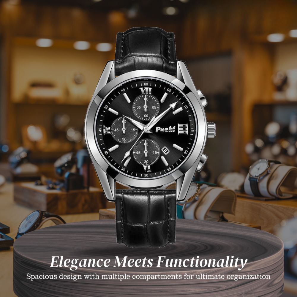 James | Men’s Chronograph Watch with Multi-Function Dial | 41mm